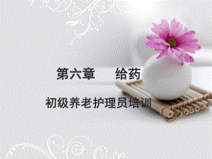 给药初级养老护理员培训.ppt