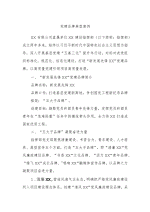 党建品牌典型案例.docx