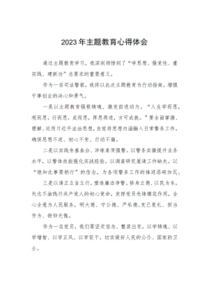 2023年法院开展主题教育心得体会(五篇).docx