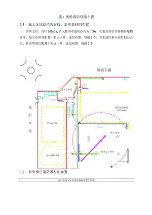 施工消防措施及消防平面布置图.docx