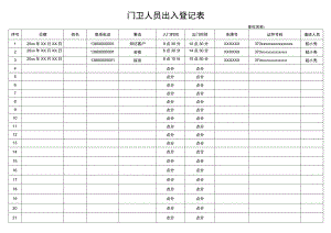 门卫出入人员登记表.docx