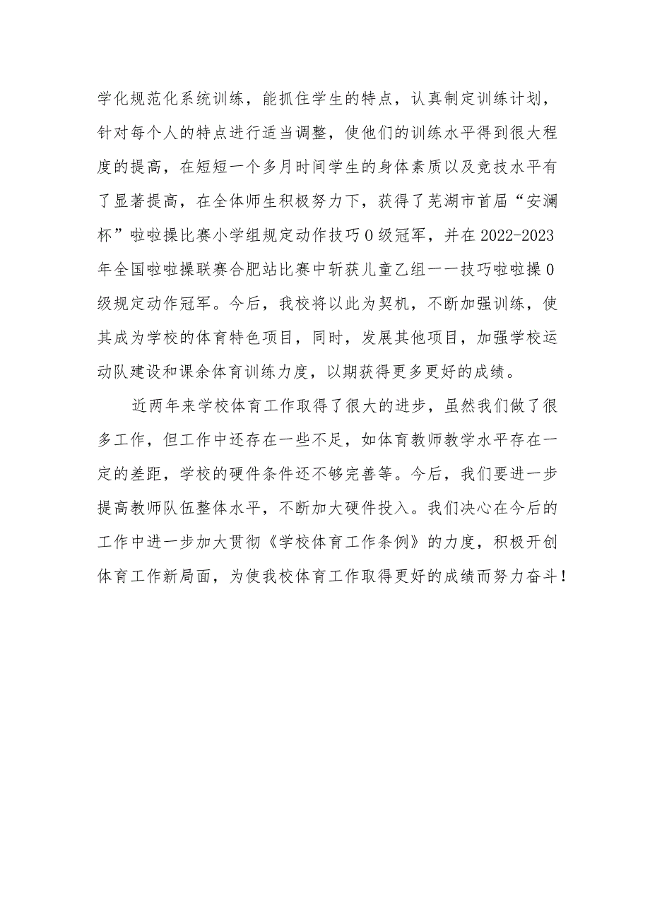 小学体育工作开展情况汇报.docx_第3页