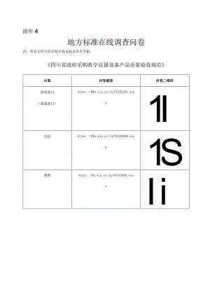 附件4 地方标准在线调查问卷.docx