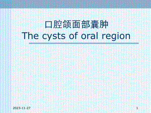 口腔颌面部囊肿.ppt