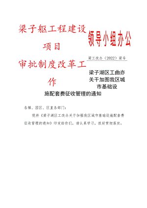 领导小组办公室梁子湖区工程建设项目审批制度改革工作.docx