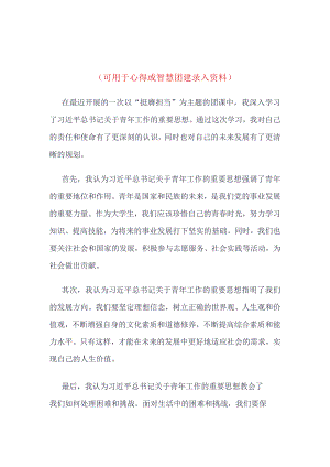 挺膺担当团课学习心得.docx