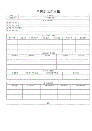 销售周报格式.docx