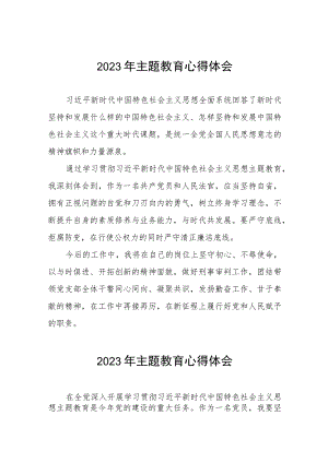法官关于2023年主题教育心得体会发言材料十二篇.docx