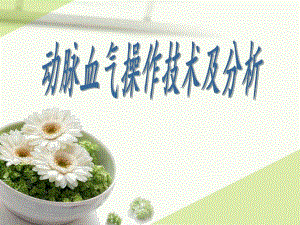 动脉血气操作技术.ppt