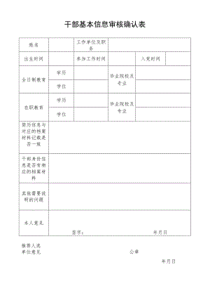 干部基本信息审核确认表（2023年）.docx