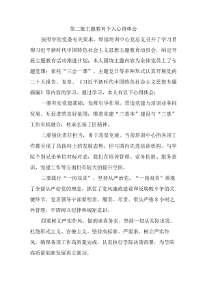 幼儿园园长学习《第二批主题教育》个人心得体会 （6份）.docx