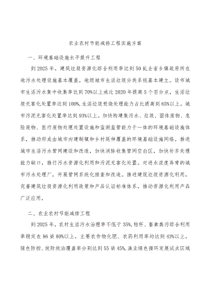 农业农村节能减排工程实施方案.docx