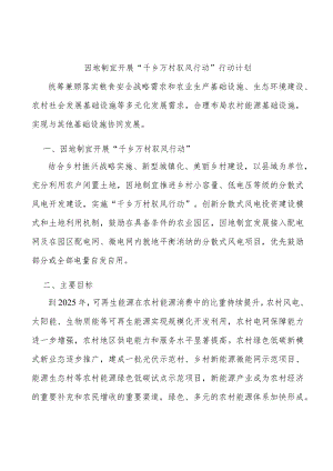 因地制宜开展“千乡万村驭风行动”行动计划.docx