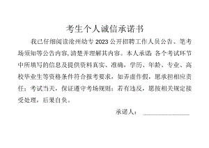 考生个人诚信承诺书.docx