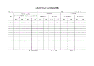 工伤保险先行支付情况模板.docx