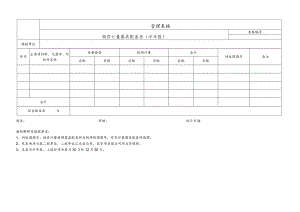 物资计量器具配备表.docx