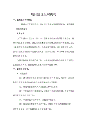 项目监理组织机构.docx