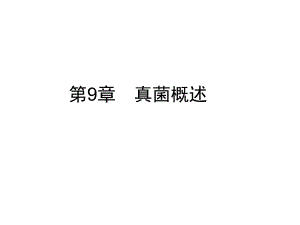 第9章　真菌概述名师编辑PPT课件.ppt