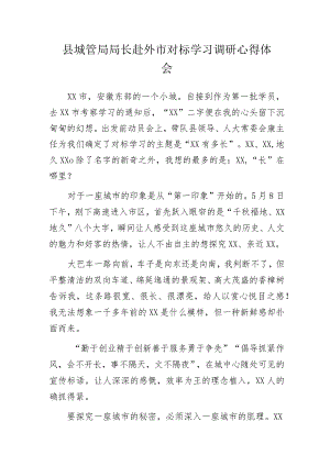 县城管局局长赴外市对标学习调研心得体会.docx