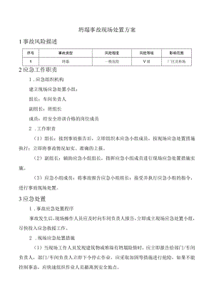 坍塌事故现场处置方案.docx