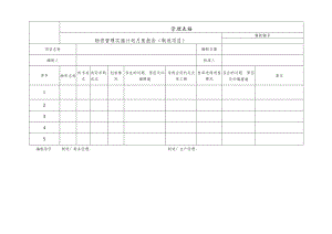 物资管理实施计划月度报告.docx