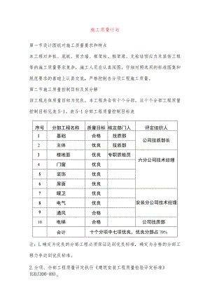 施工质量计划.docx