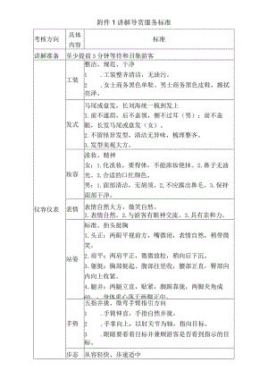 讲解导赏服务标准.docx