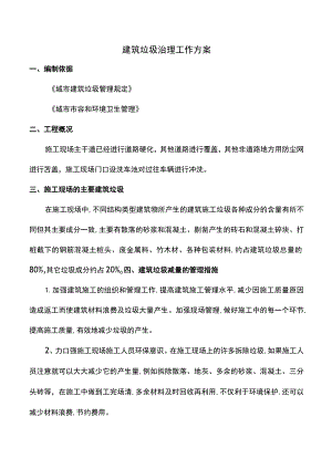 建筑垃圾治理工作方案.docx