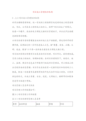 项目施工管理组织机构.docx