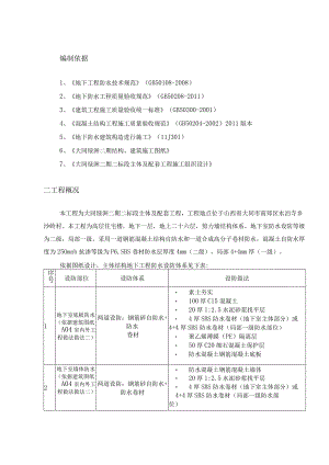 住宅楼地下防水施工方案.docx
