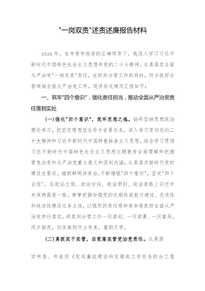 “一岗双责”述责述廉报告材料.docx