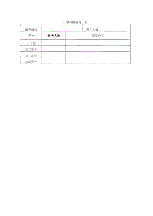 学科阅卷分工表.docx