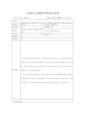 行政权力实施程序和运行流程.docx
