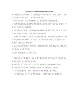 购物商场生产安全事故报告和调查处理制度.docx