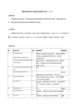 藕舫学院写作大赛实验班教学大纲2021.docx
