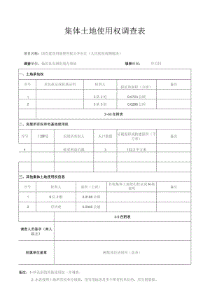 集体土地使用权调查表.docx