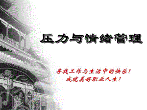 压力与情绪管理PPT.ppt