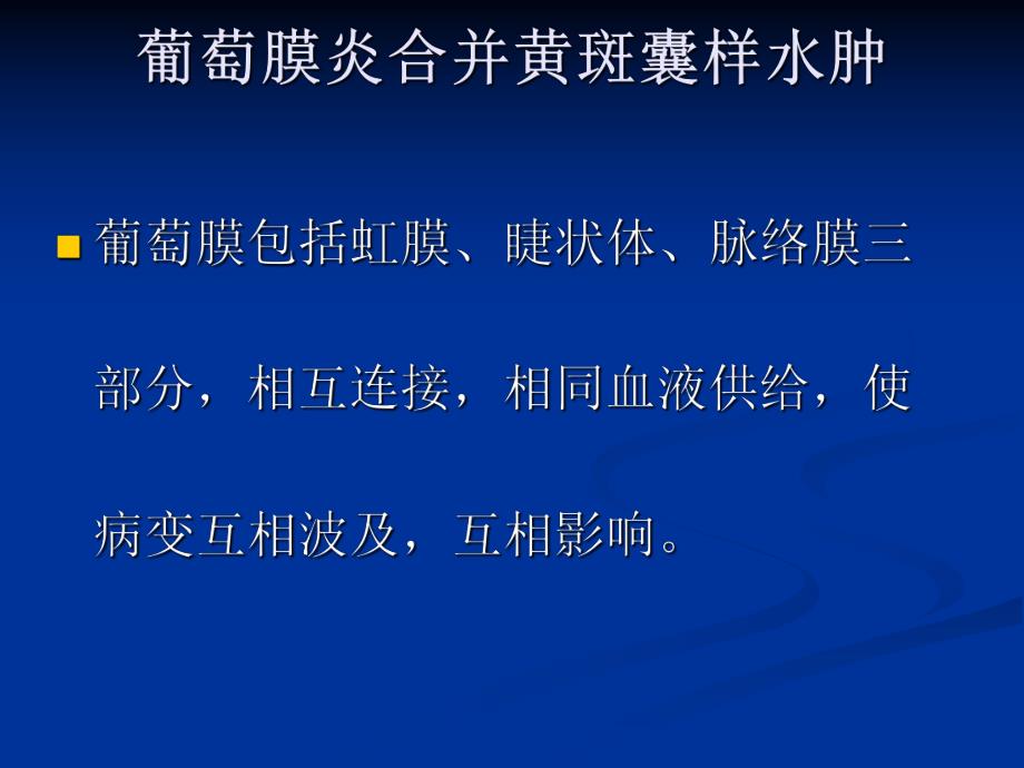 葡萄膜炎合并黄斑囊样水肿.ppt_第2页