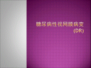 糖尿病性视网膜病变.ppt