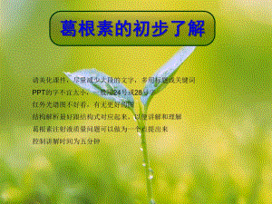 葛根素的初步了解.ppt