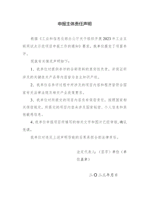 申报主体责任声明.docx
