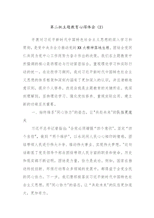 第二批主题教育心得体会材料.docx