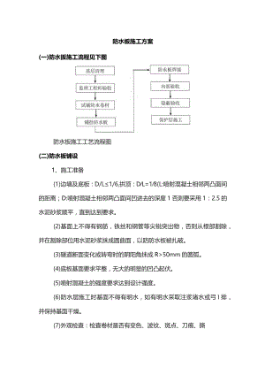 防水板施工方案.docx