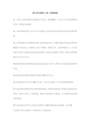 某公司代理店.docx