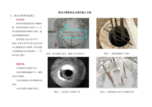 预应力管桩钻孔及填芯施工方案.docx