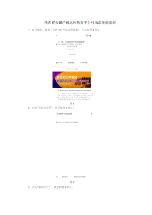 陕西省知识产权远程教育平台移动端注册流程.docx
