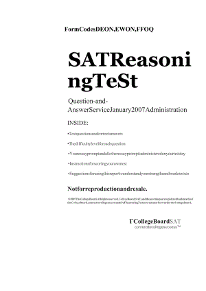 SAT真题分享：2007年1月SAT.docx