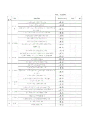 吊篮日常安全检查表模板.docx