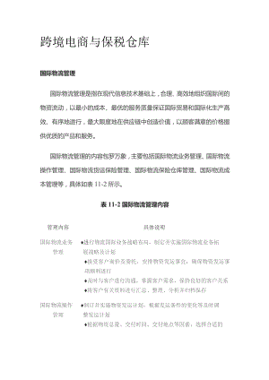 跨境电商与保税仓库.docx