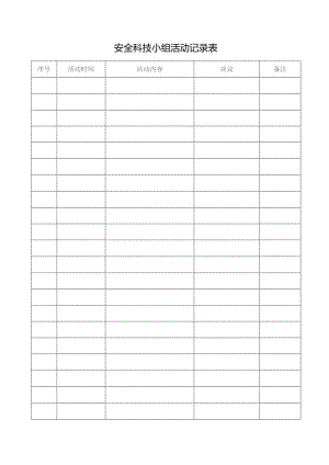 安全科技小组活动记录表.docx
